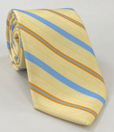 Modern Madder Print Stripe Silk Tie MMST-2